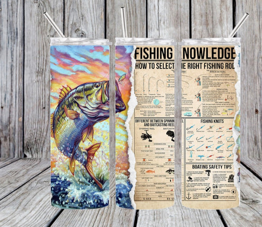 Fishing Knowledge Tumbler