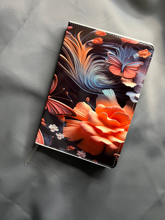 3D Flower and Butterfly Journal