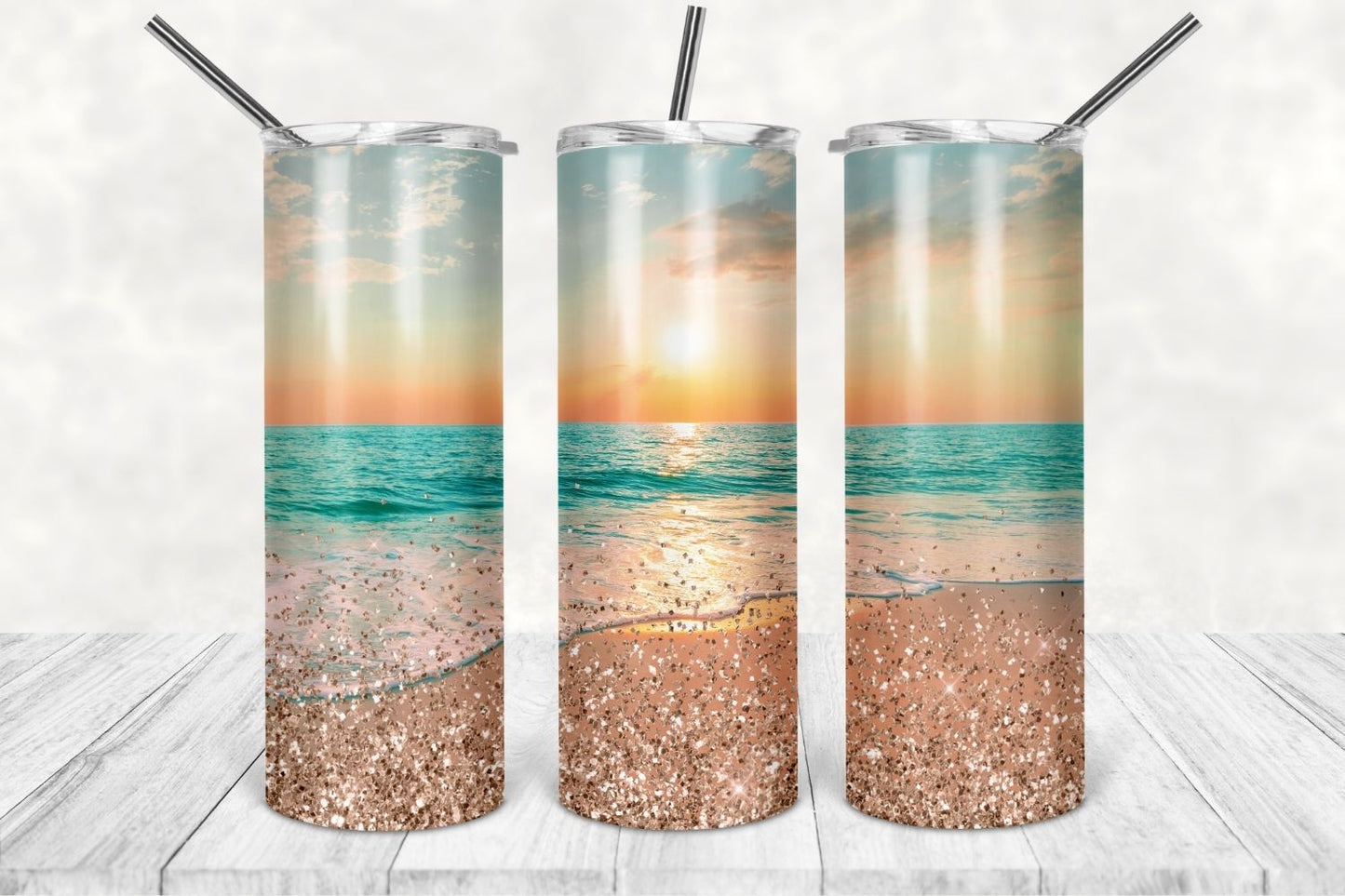 Sunset on the Beach Tumbler